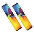Psychedelic Acid Print Car Seat Belt Covers