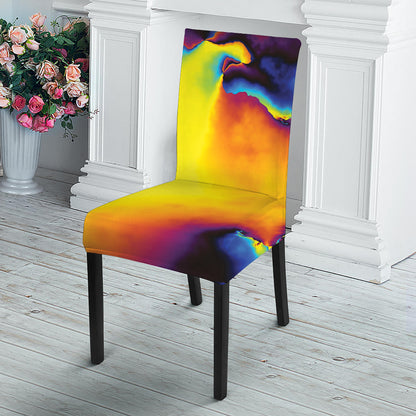 Psychedelic Acid Print Dining Chair Slipcover