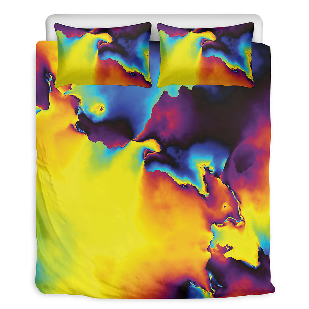 Psychedelic Acid Print Duvet Cover Bedding Set