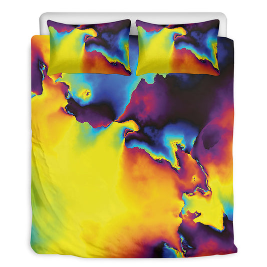 Psychedelic Acid Print Duvet Cover Bedding Set
