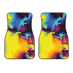 Psychedelic Acid Print Front Car Floor Mats