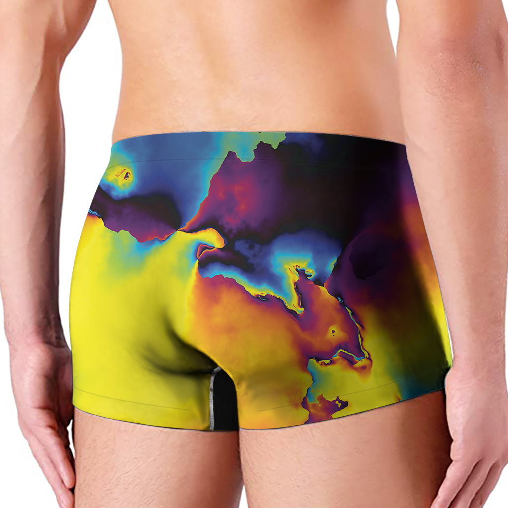 Psychedelic Acid Print Men's Boxer Briefs