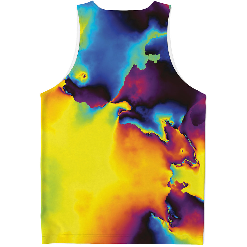 Psychedelic Acid Print Men's Tank Top