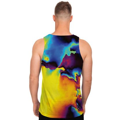 Psychedelic Acid Print Men's Tank Top