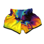 Psychedelic Acid Print Muay Thai Boxing Shorts