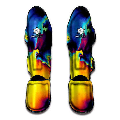 Psychedelic Acid Print Muay Thai Shin Guard