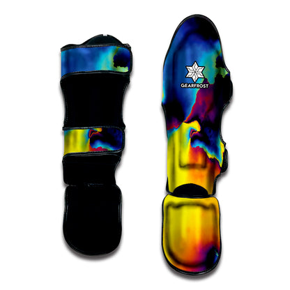 Psychedelic Acid Print Muay Thai Shin Guard