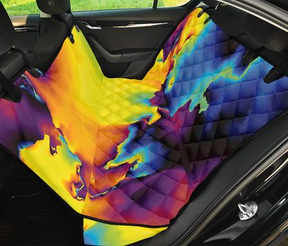 Psychedelic Acid Print Pet Car Back Seat Cover
