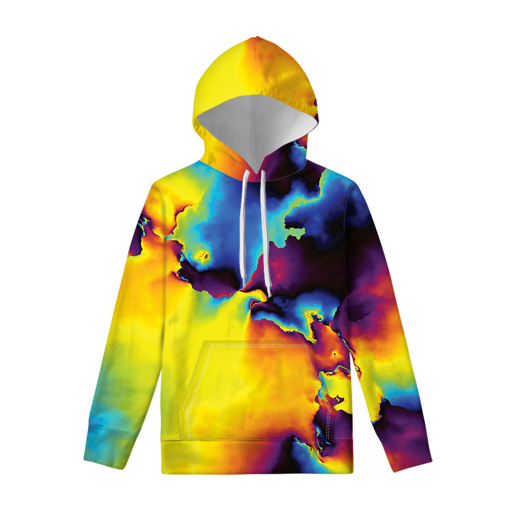 Psychedelic Acid Print Pullover Hoodie