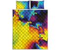 Psychedelic Acid Print Quilt Bed Set