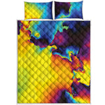 Psychedelic Acid Print Quilt Bed Set