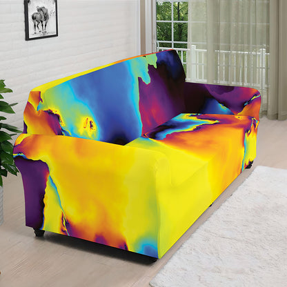 Psychedelic Acid Print Sofa Cover