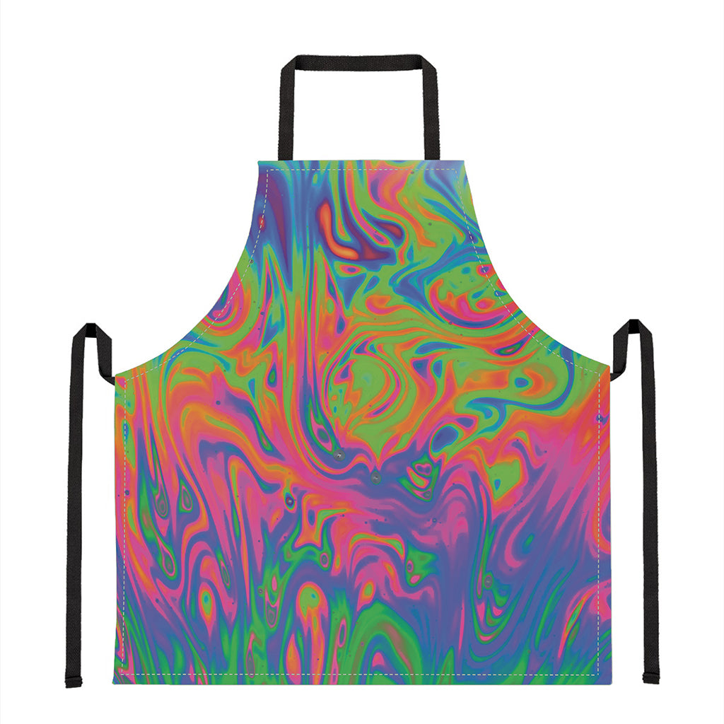 Psychedelic Bubble Print Apron