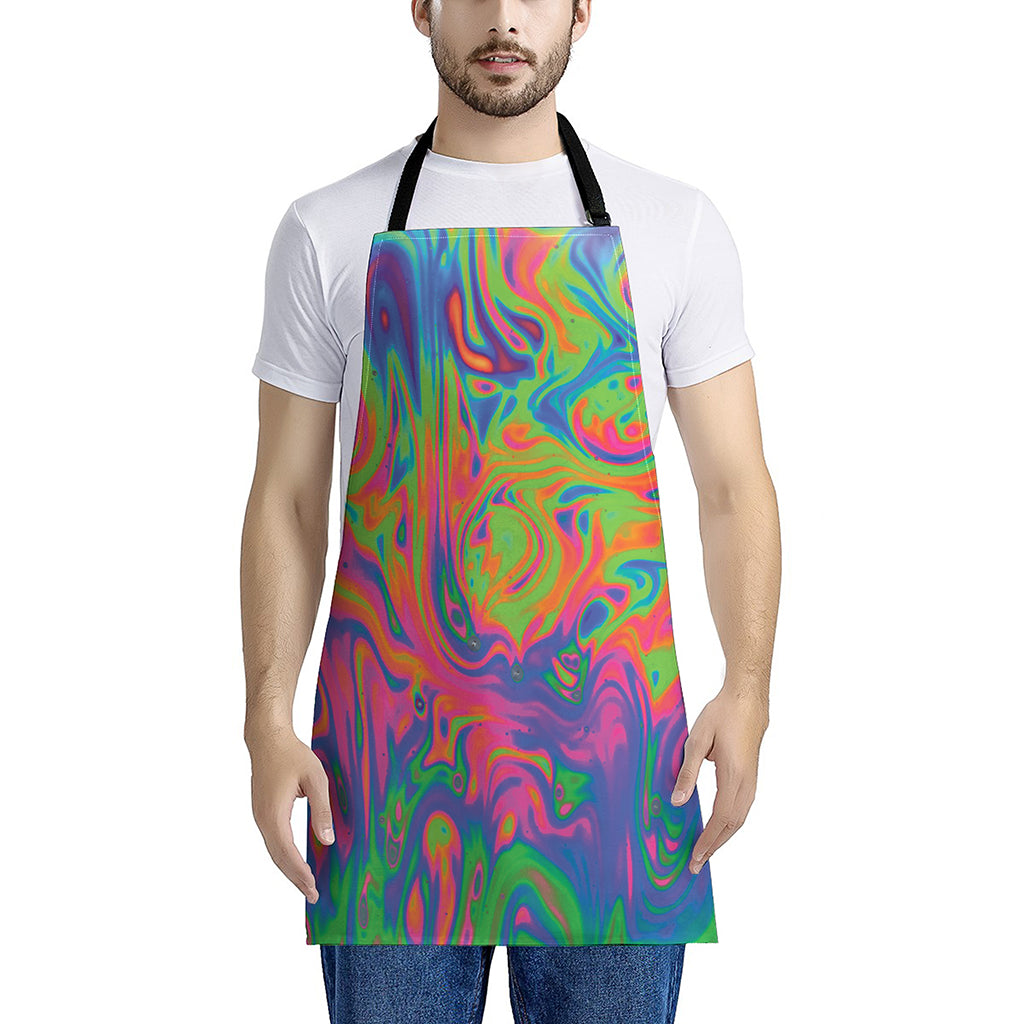 Psychedelic Bubble Print Apron