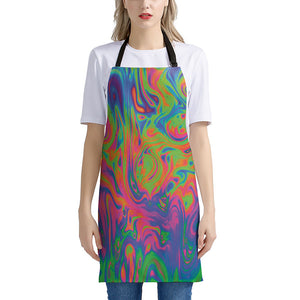 Psychedelic Bubble Print Apron