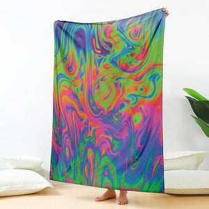 Psychedelic Bubble Print Blanket