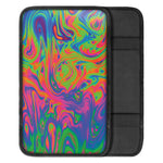 Psychedelic Bubble Print Car Center Console Cover