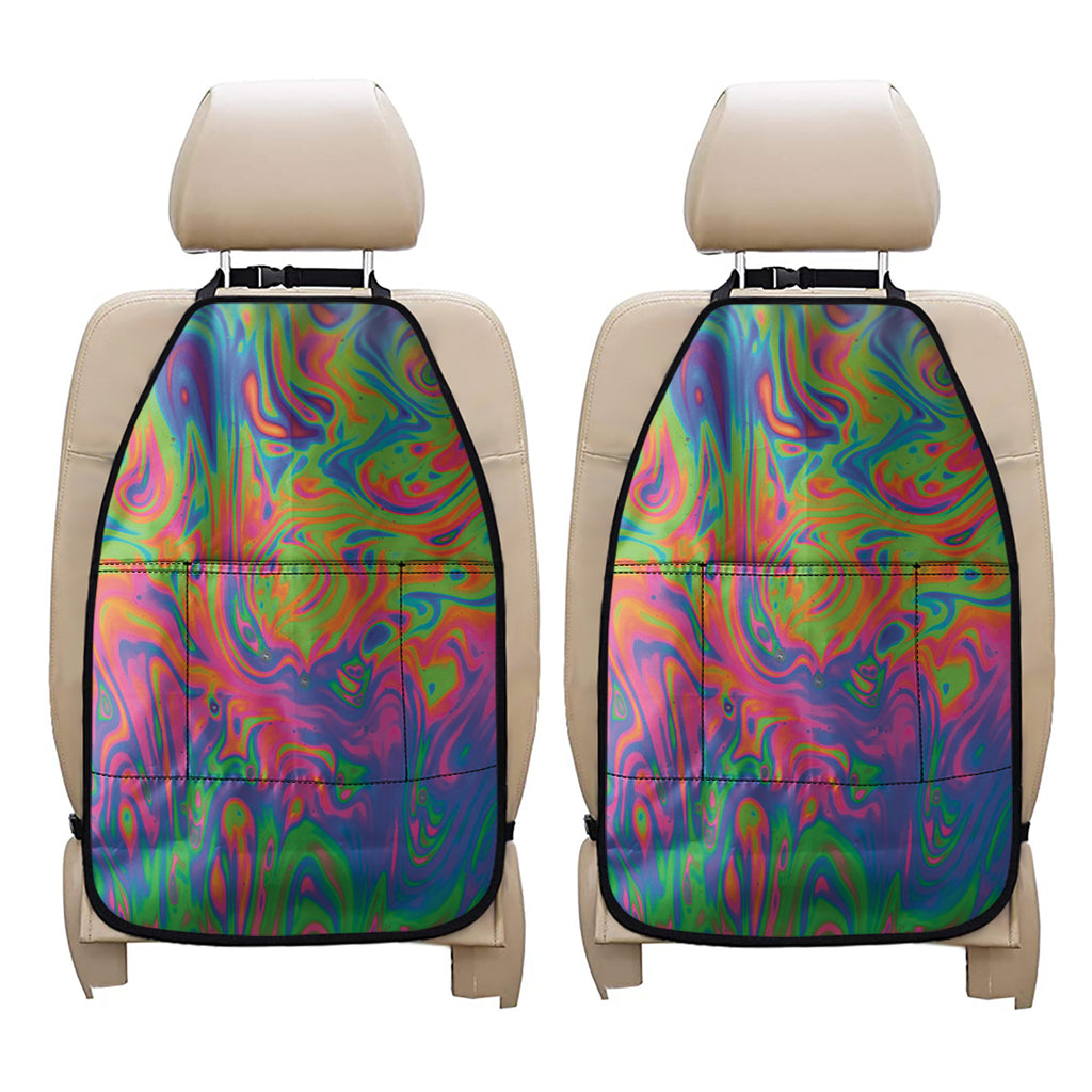 Psychedelic Bubble Print Car Seat Organizers