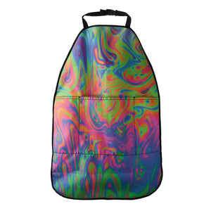 Psychedelic Bubble Print Car Seat Organizers