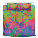 Psychedelic Bubble Print Duvet Cover Bedding Set