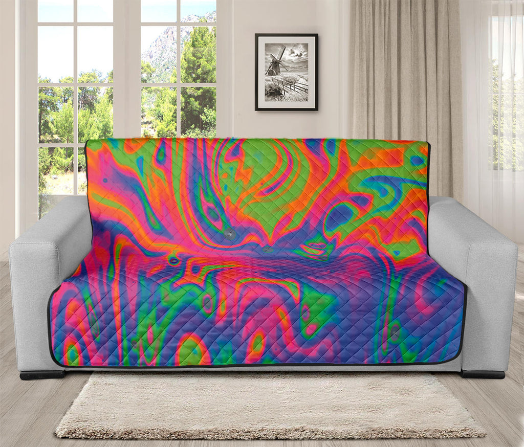 Psychedelic Bubble Print Futon Protector