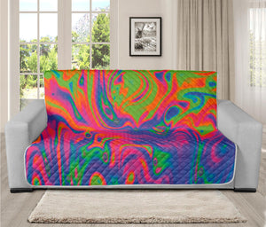 Psychedelic Bubble Print Futon Protector