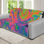 Psychedelic Bubble Print Futon Protector