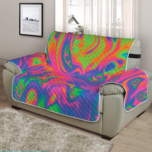 Psychedelic Bubble Print Half Sofa Protector