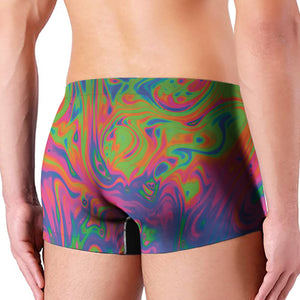 Psychedelic Bubble Print Men's Boxer Briefs