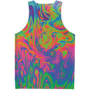 Psychedelic Bubble Print Men's Tank Top