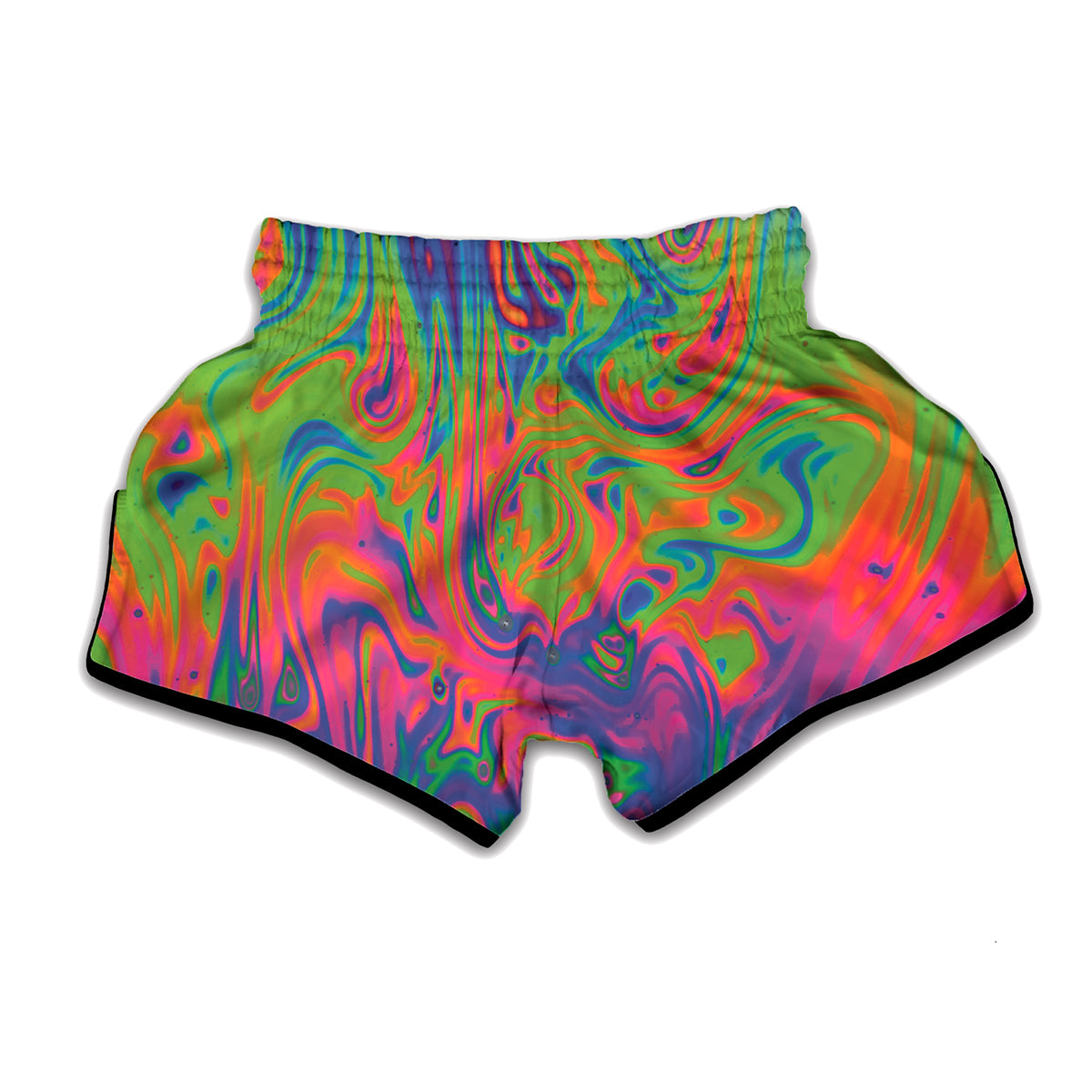 Psychedelic Bubble Print Muay Thai Boxing Shorts