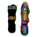 Psychedelic Bubble Print Muay Thai Shin Guard