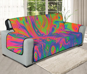 Psychedelic Bubble Print Oversized Sofa Protector