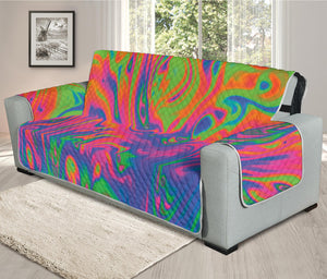 Psychedelic Bubble Print Oversized Sofa Protector