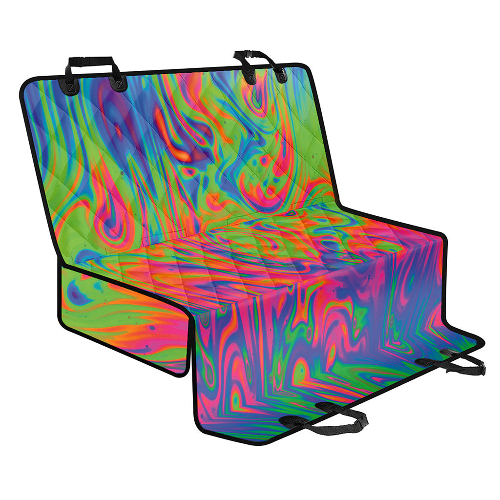 Psychedelic Bubble Print Pet Car Back Seat Cover