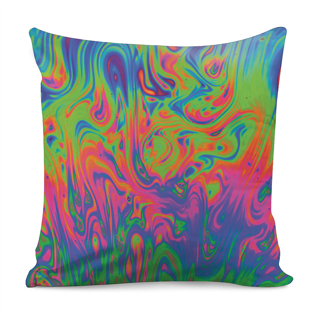 Psychedelic Bubble Print Pillow Cover