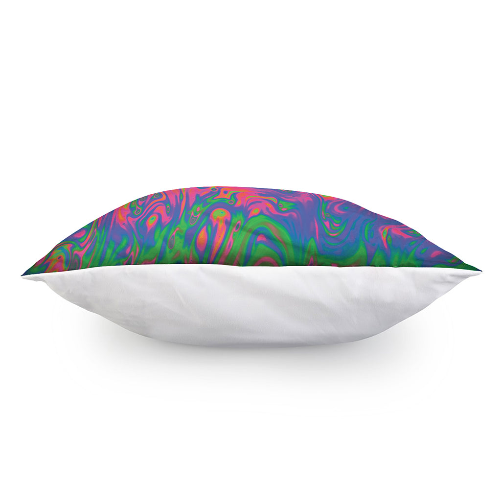 Psychedelic Bubble Print Pillow Cover
