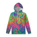 Psychedelic Bubble Print Pullover Hoodie