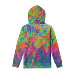 Psychedelic Bubble Print Pullover Hoodie