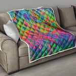 Psychedelic Bubble Print Quilt