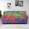 Psychedelic Bubble Print Sofa Cover