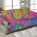 Psychedelic Bubble Print Sofa Protector