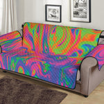 Psychedelic Bubble Print Sofa Protector