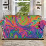 Psychedelic Bubble Print Sofa Protector