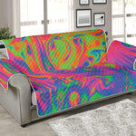 Psychedelic Bubble Print Sofa Protector