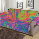 Psychedelic Bubble Print Sofa Protector