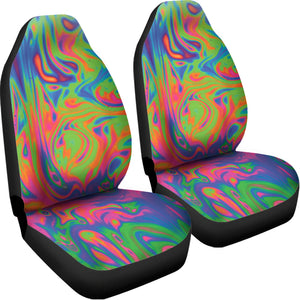 Psychedelic Bubble Print Universal Fit Car Seat Covers