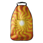 Psychedelic Burning Sun Print Car Seat Organizers