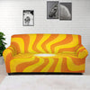 Psychedelic Burning Sun Print Sofa Cover