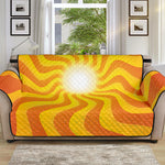 Psychedelic Burning Sun Print Sofa Protector